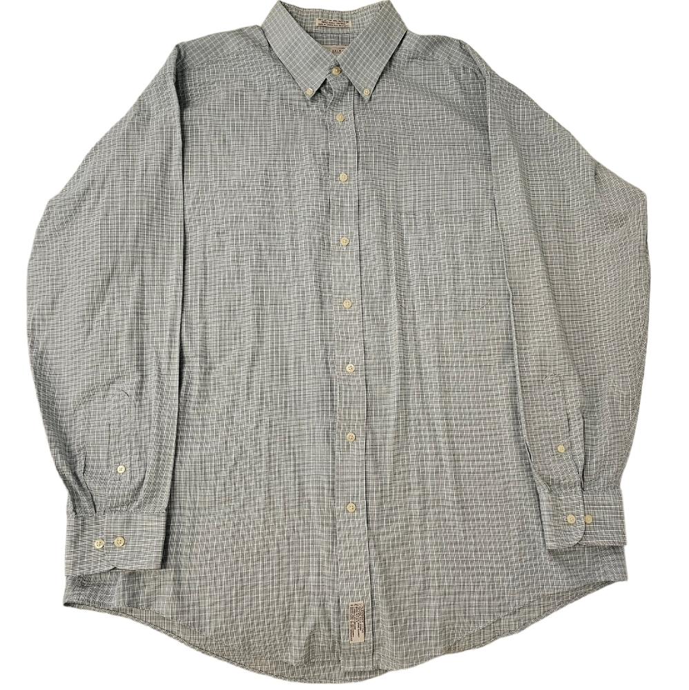 Natural Exchange by Alexander LLoyd Long Sleeve Button Up Size Tall 17 1/2 35/36